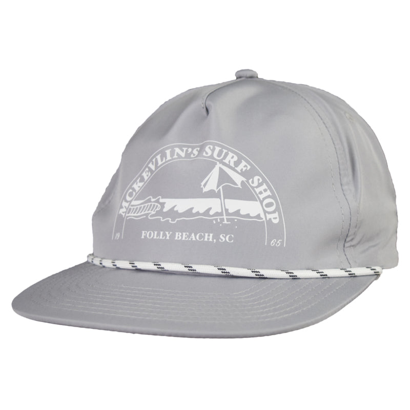 McKevlin's - Caddyhat - Steel/White - MCKEVLIN'S SURF SHOP