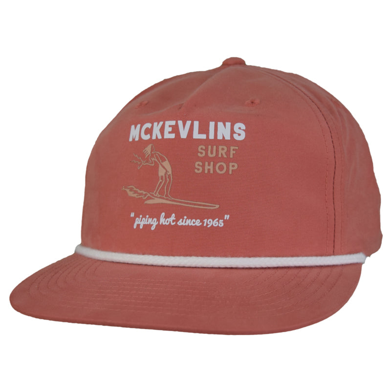 McKevlin's - Piping Hot Hat - Dusty Red - MCKEVLIN'S SURF SHOP