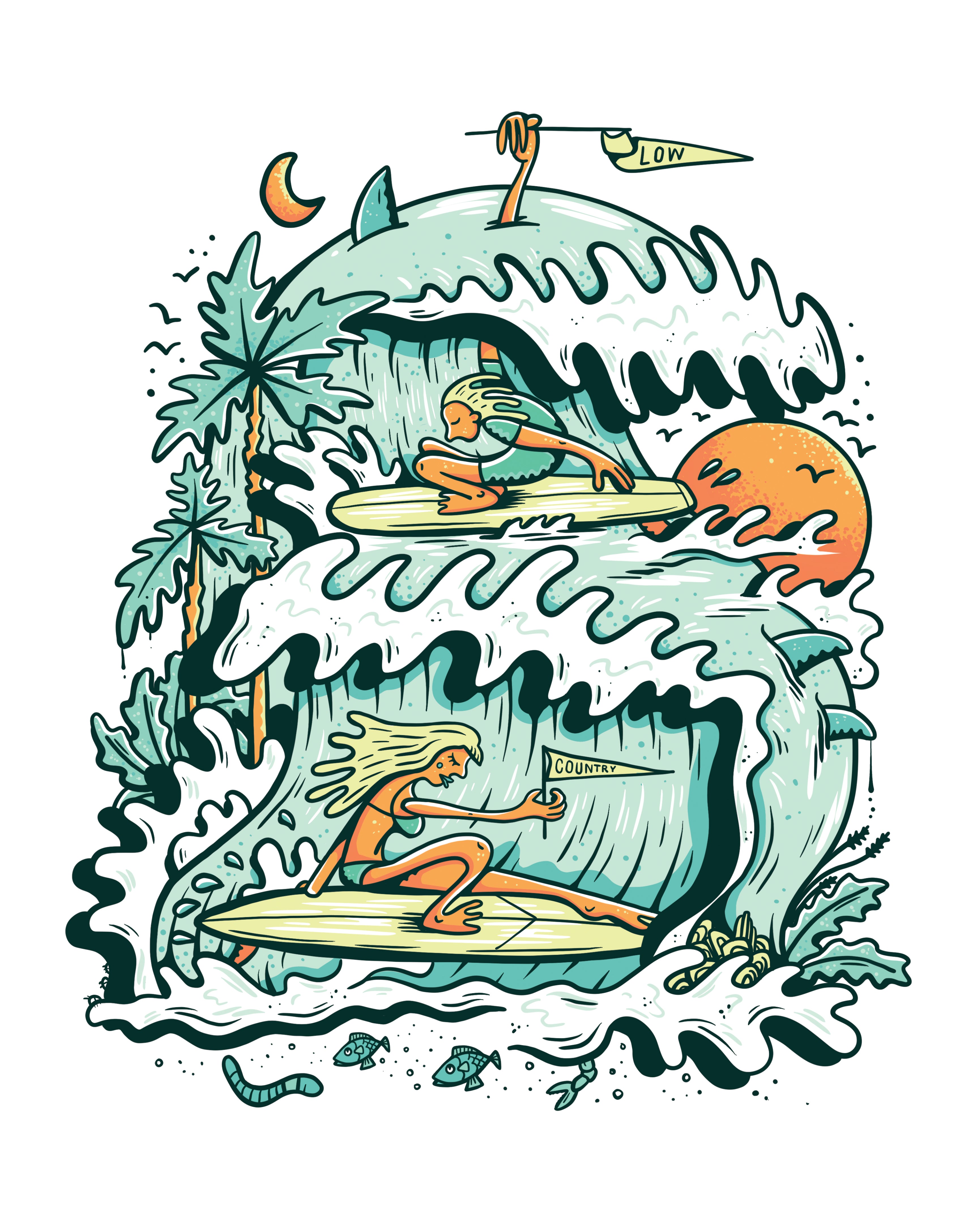 SeaKemp - Lowcountry 11x14 Print - MCKEVLIN'S SURF SHOP