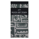 Slowtide - McKevlin's Quick-Dry Towel - Green/Grey - MCKEVLIN'S SURF SHOP