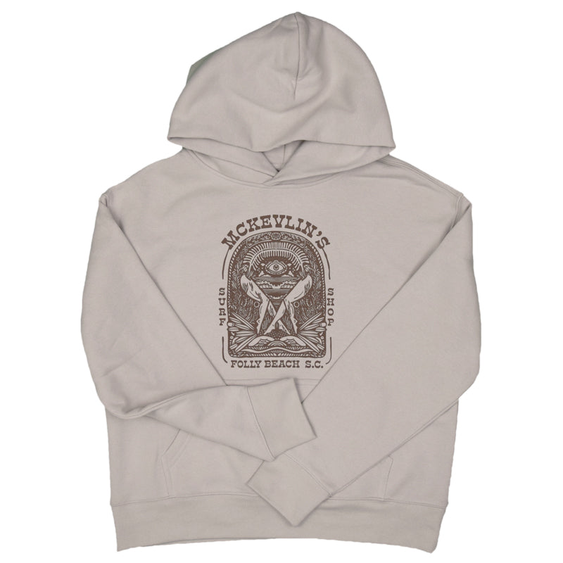 McKevlin's Surf Spirits Women's Hoodie - Bone - MCKEVLIN'S SURF SHOP