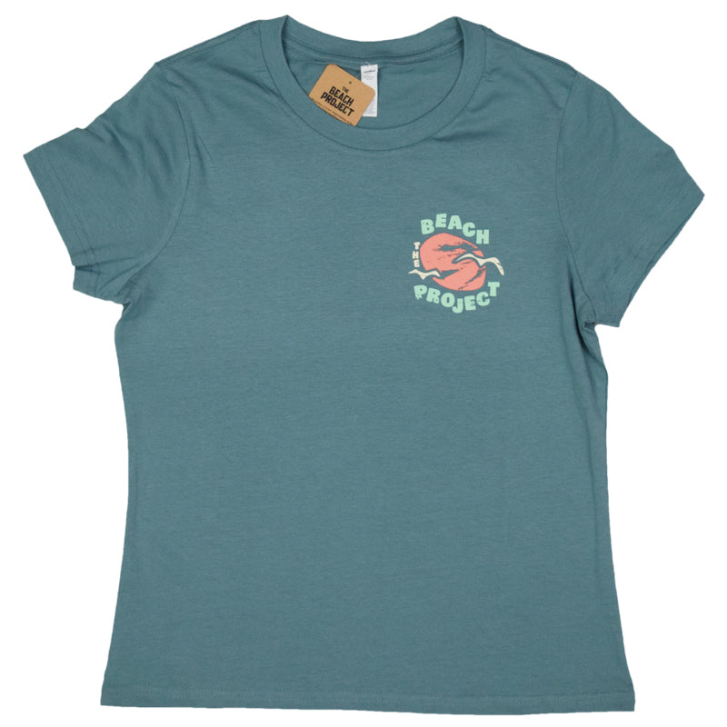 The Beach Project - Surfrider Women's S/S T - Slate Blue - MCKEVLIN'S SURF SHOP