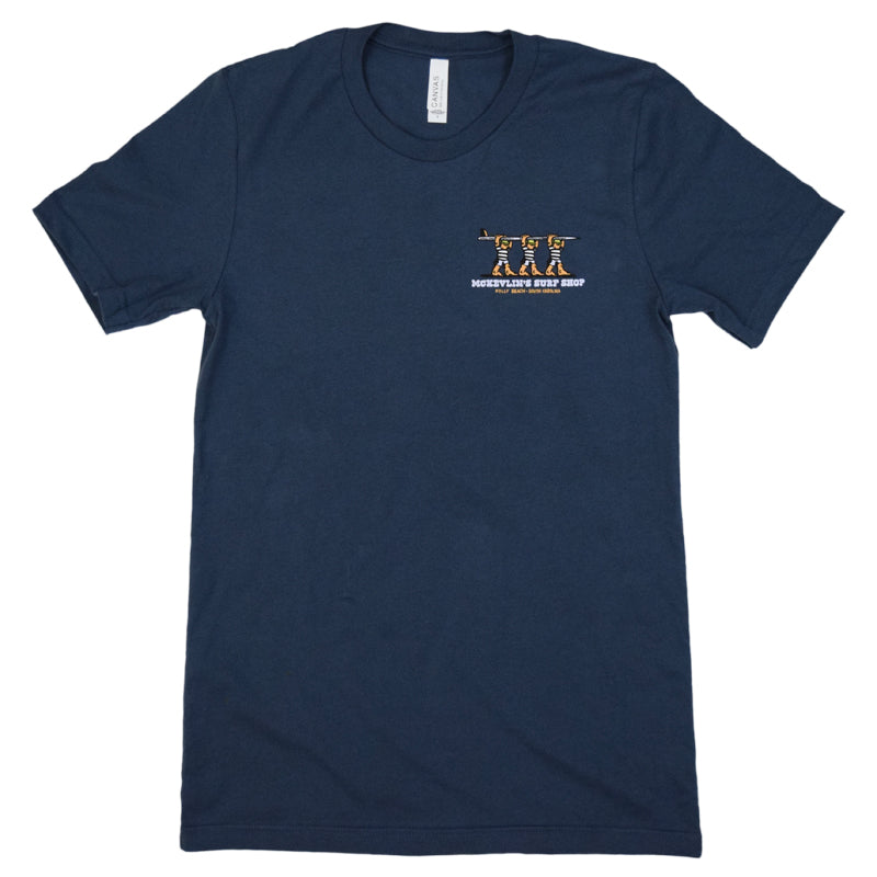 McKevlin's - Teamwork 2 Men's S/S T - Vintage Navy - MCKEVLIN'S SURF SHOP
