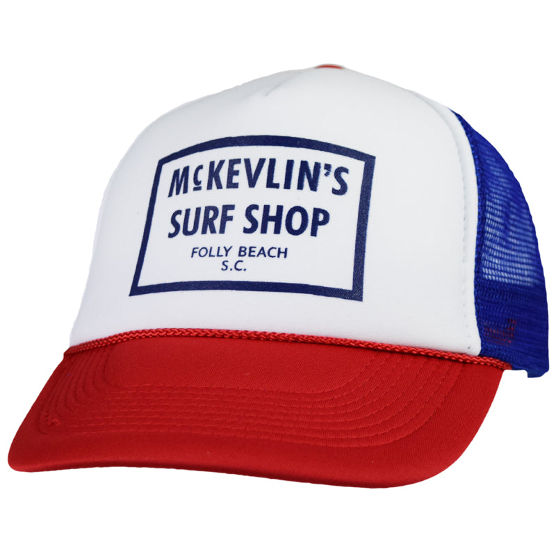 McKevlin's - '65 Men's Trucker Hat - Red/White/Royal