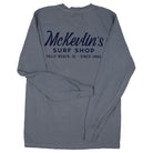McKevlin's - Craig Script Men's L/S T - Granite - MCKEVLIN'S SURF SHOP