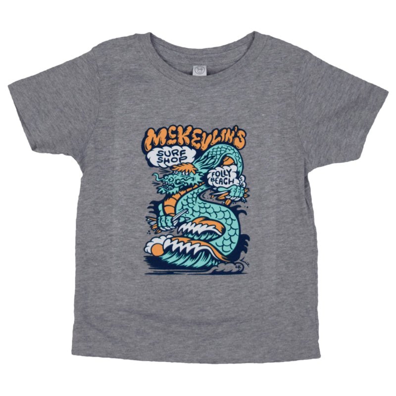 McKevlin's - Toddler's Dragon S/S T - Heather - MCKEVLIN'S SURF SHOP