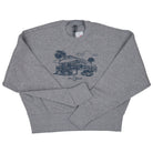 McKevlin's Eight Cntr Women's Crew Fleece - Athletic Grey - MCKEVLIN'S SURF SHOP