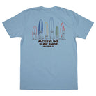 McKevlin's - Fetchin' Waves Men's S/S T - Pale Blue - MCKEVLIN'S SURF SHOP