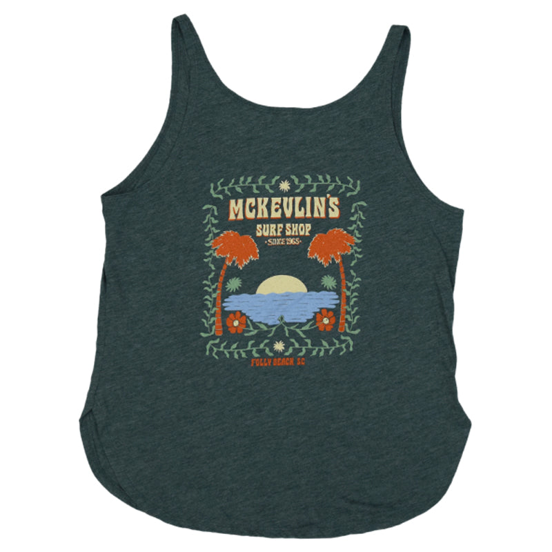 Follydise  Women's Tank - Royal Pine - MCKEVLIN'S SURF SHOP