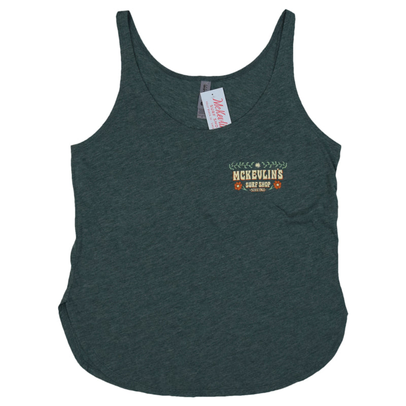 Follydise  Women's Tank - Royal Pine - MCKEVLIN'S SURF SHOP