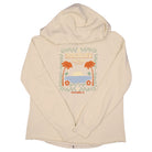 Follydise Women's Zip Up Hoodie - Bone - MCKEVLIN'S SURF SHOP