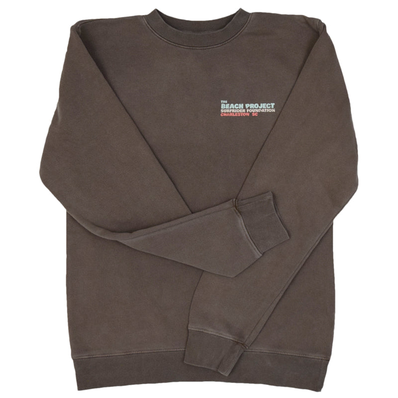 The Beach Project - Surfrider Men's Crew Fleece - Clay - MCKEVLIN'S SURF SHOP