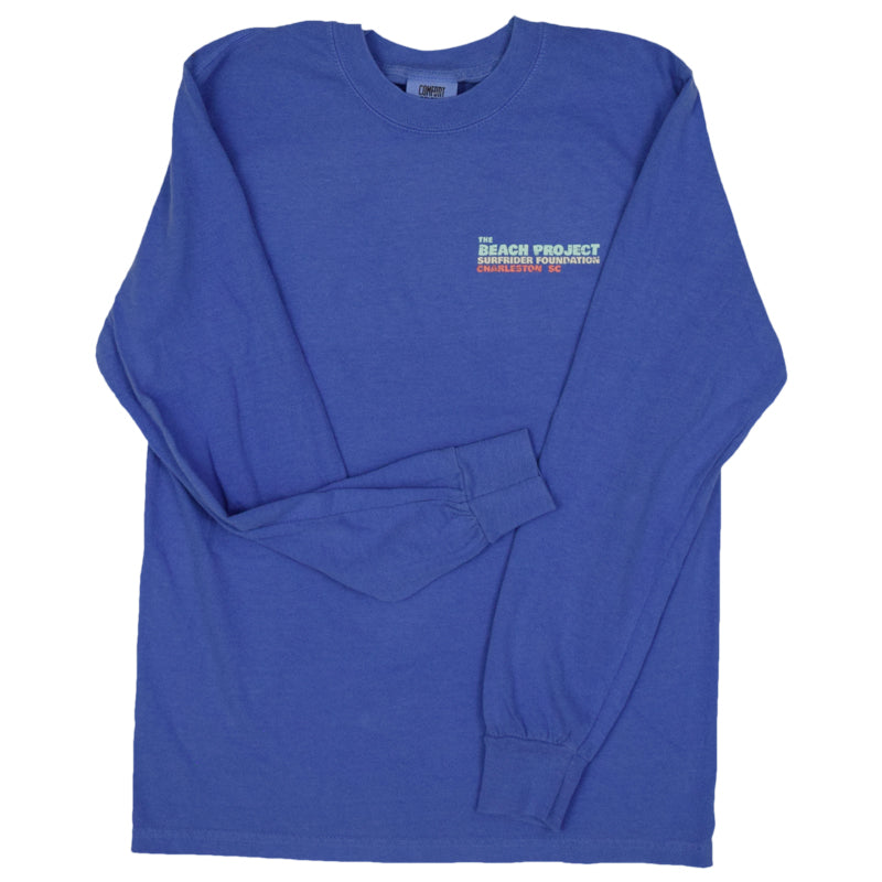 The Beach Project - Surfrider Men's L/S T - Flo Blue - MCKEVLIN'S SURF SHOP