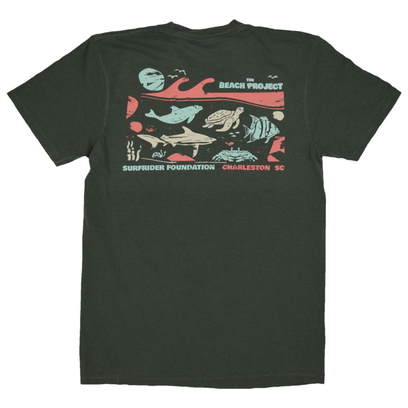 The Beach Project - Surfrider Men's S/S T - Moss - MCKEVLIN'S SURF SHOP