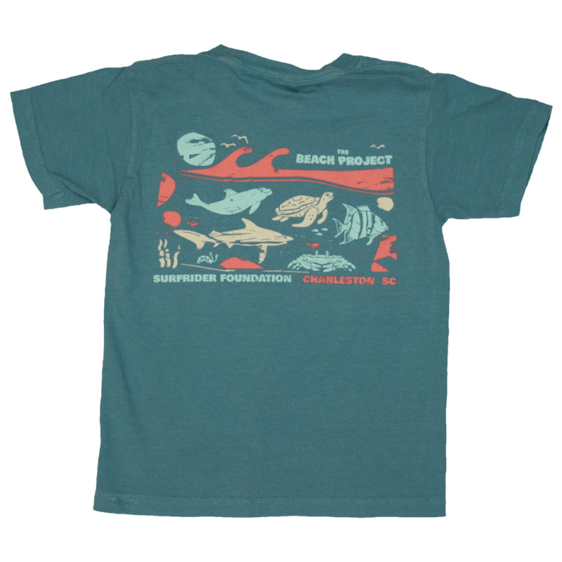 The Beach Project - Surfrider Youth S/S T - Seafoam - MCKEVLIN'S SURF SHOP