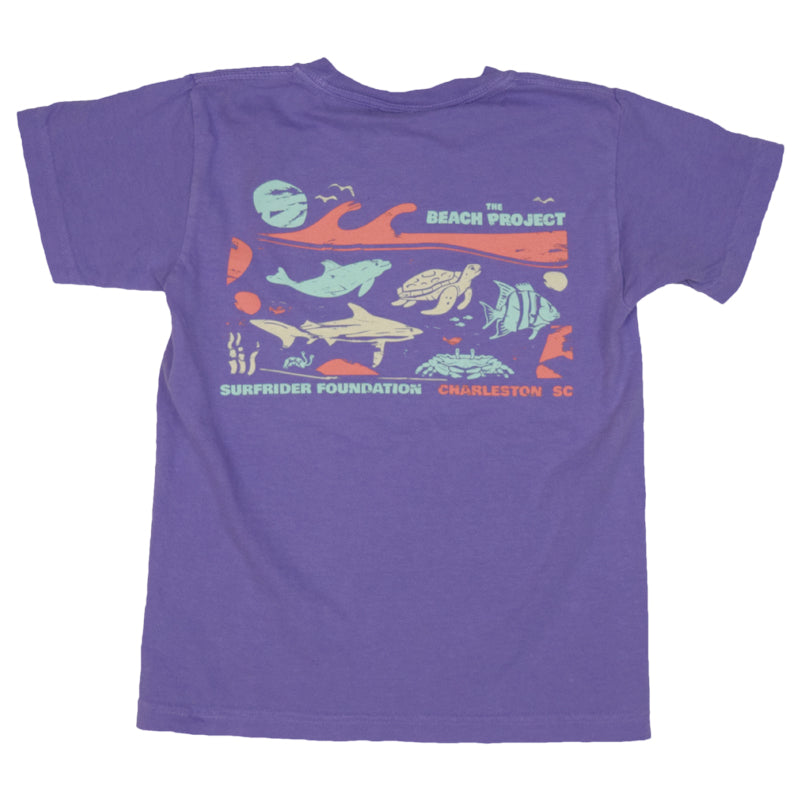 The Beach Project - Surfrider Youth S/S T - Violet - MCKEVLIN'S SURF SHOP