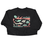 The Beach Project - Surfrider Women's Crop Crew Fleece - Dark Grey - MCKEVLIN'S SURF SHOP
