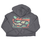 The Beach Project - Surfrider Women's Crop Hoodie - Storm - MCKEVLIN'S SURF SHOP