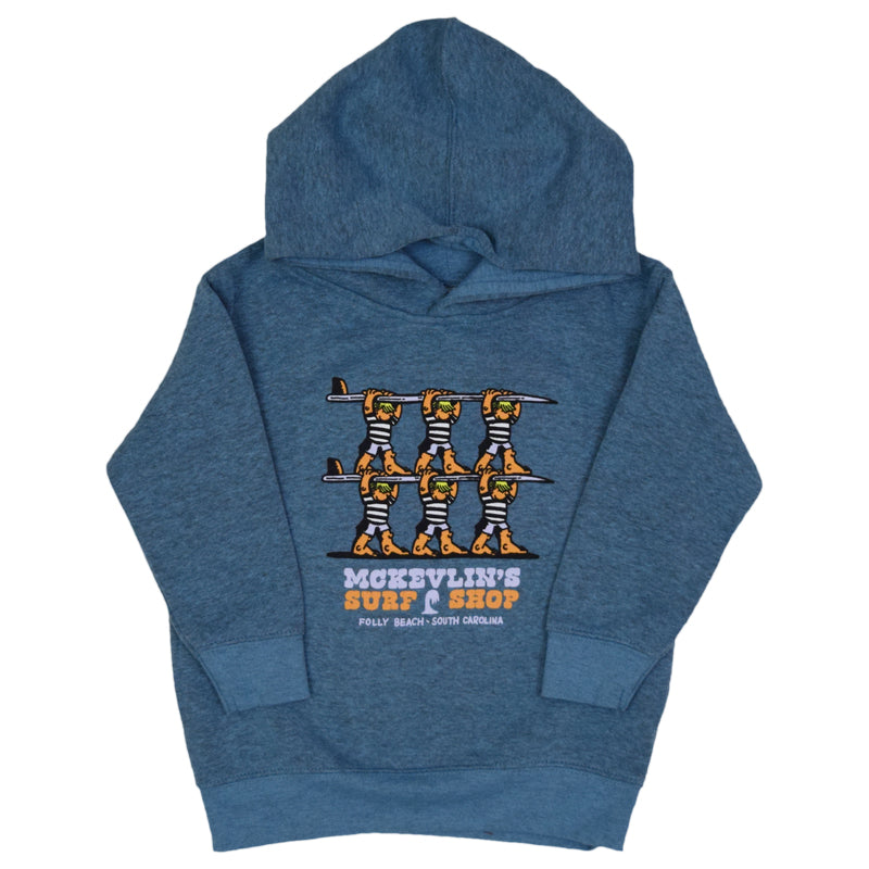 McKevlin's - Toddler Teamwork 2 Hoodie - Bermuda Blue - MCKEVLIN'S SURF SHOP