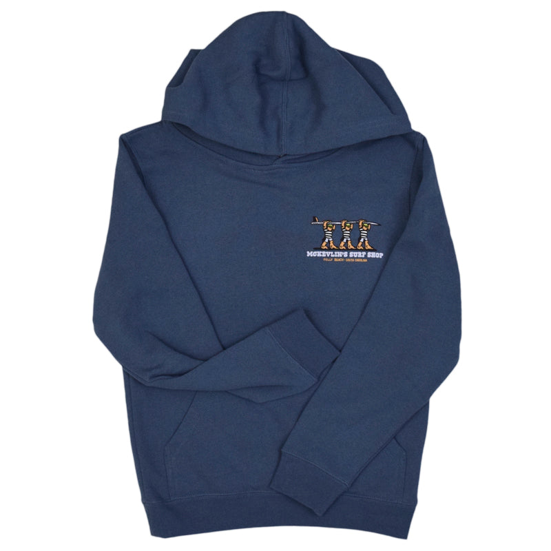 McKevlin's - Teamwork 2 Youth Hoodie - Storm Blue - MCKEVLIN'S SURF SHOP