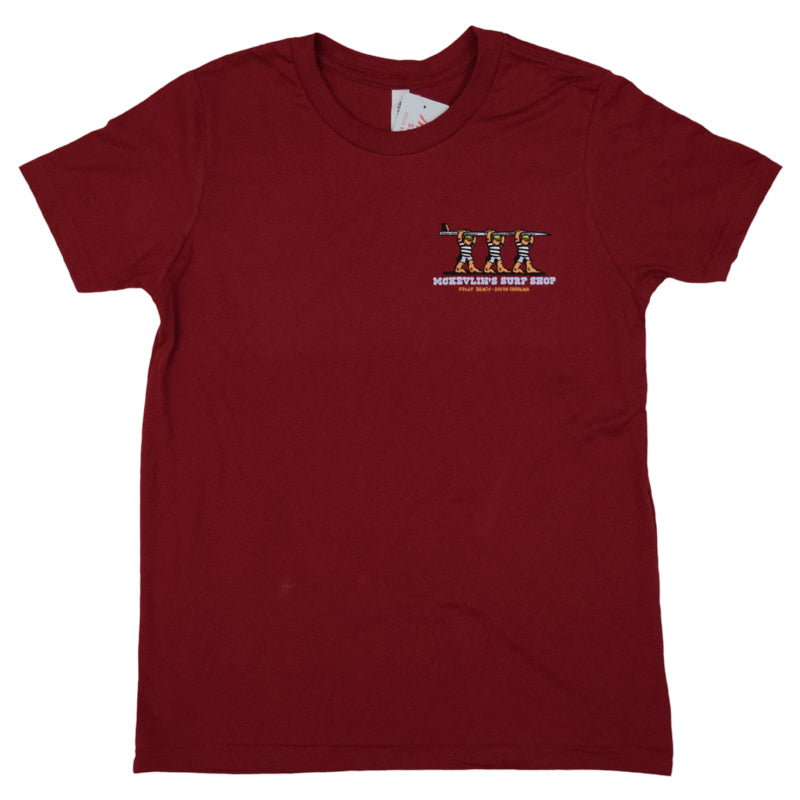 McKevlin's - Teamwork 2 Youth S/S T - Cardinal - MCKEVLIN'S SURF SHOP