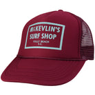 McKevlin's - '65 Trucker Hat - Maroon - MCKEVLIN'S SURF SHOP